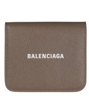 Balenciaga Wallet Cash Mini - White