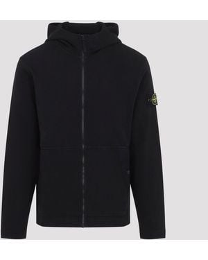 Stone Island Hoodie Jumper - Black