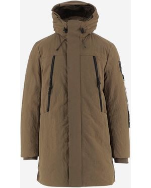 OUTHERE Hooded Jacket Cotton-Blend Polyamide - Natural
