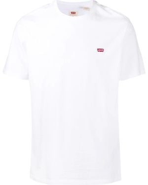 Levi's Cotton Logo-Detail Crewneck T-Shirt - White