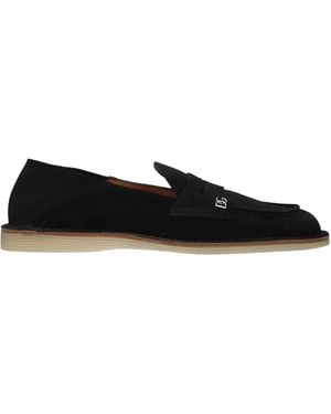 Dolce & Gabbana Loafers Suede - Black