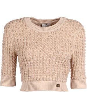 Elisabetta Franchi Maglia Trikot - Natur
