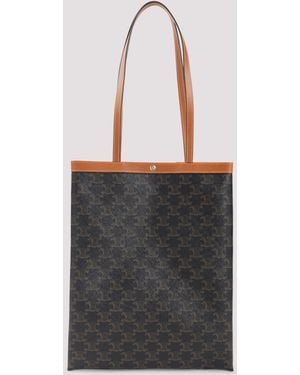 Celine Borsa Shopper Piatta Media - Nero