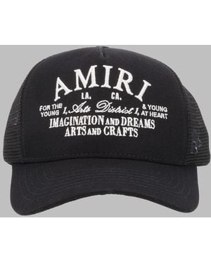 Amiri Embroidered Trucker Hat - Black