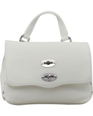Zanellato Srl Postina Daily Size Baby Colour Bianco Latte Handbag - Grey