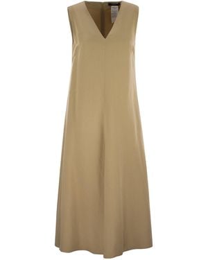 Weekend by Maxmara Egoista Viskose und Leinwand ausgestattet - Natur