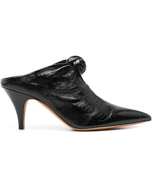 KHAITE Rowan Mule 75 - Zwart