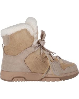 Off-White c/o Virgil Abloh Off-White-Winterstiefel in dunklem Sand/Hafer - Braun