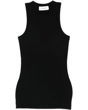 Lisa Yang Amya Cotton And Cashmere Top - Black