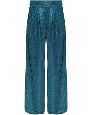 Oséree Lumiere Tailored Long Trousers - Blue