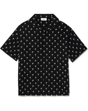Celine Céline Hawaiian Shirt - Schwarz