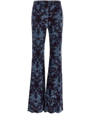 Etro Chenille Trousers - Blue