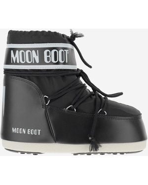 Moon Boot Icon Lage Enkellaarzen - Zwart