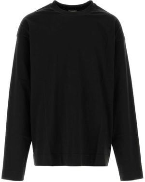 Dries Van Noten Cotton Oversize Hegland T Shirt - Black