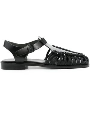 Hereu Alaro Sandalen Aus Leder - Schwarz