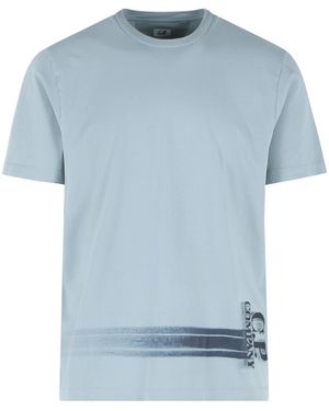 C.P. Company Light Cotton T Shirt - Blue