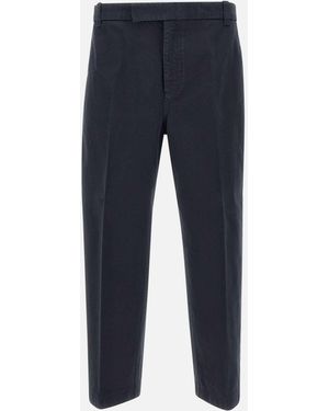 Thom Browne Utility Chino-Hosen Blau Baumwolle