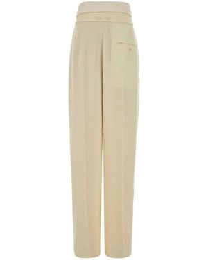 Carven Tr419-Orchid Pants - White