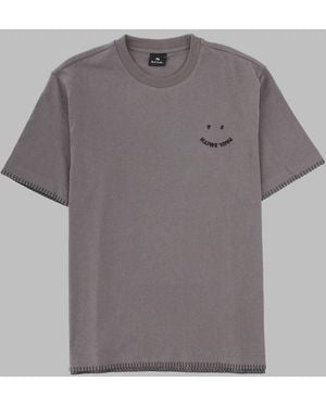 Paul Smith T Shirt "Happy" - Gray