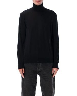 Saint Laurent Fine Wool Turtleneck Sweater - Schwarz