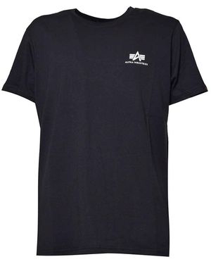 Alpha Industries T-shirts En Polo's - Blauw