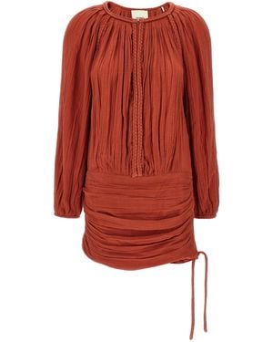Isabel Marant 'jaoni' Jurk - Rood