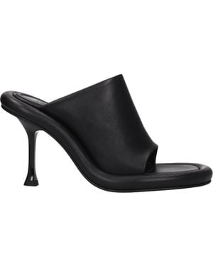 JW Anderson Black Leather Sandal