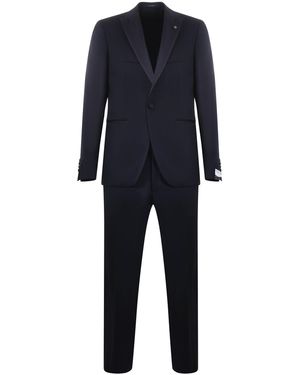 Tagliatore Tuxedo Suit - Blue