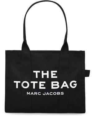 Marc Jacobs Marc Jacobs () Large Cotton Tote Bag - Black