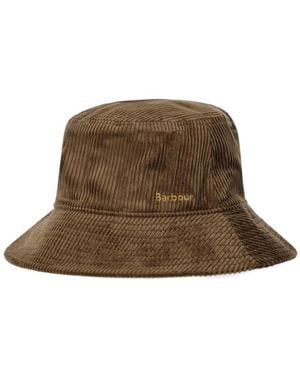 Barbour Ebberston Cord Bucket Hat - Brown