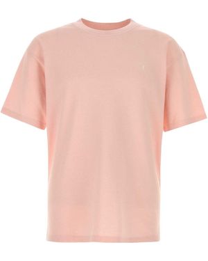 Saint Laurent Piquet T Shirt - Pink