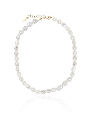 Hermina Athens Collar de perla Hermina Atenas Vilma - Blanco