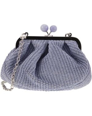 Weekend by Maxmara Fin de semana max mara palmas raffia efecto mochil - Azul