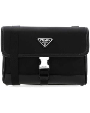 Prada Re Nylon Phone Case - Black