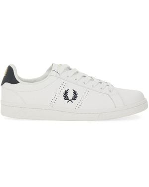 Fred Perry Leather Sneaker - White