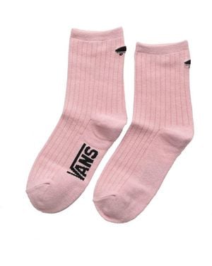 Vans "Kickin" Logo Socks - Pink