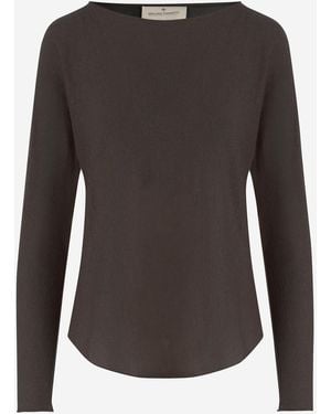 Bruno Manetti Linen And Cotton Jumper - Brown
