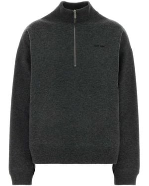 Miu Miu Dark Cashmere Jumper - Black