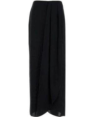 Maison Margiela Satin Skirt - Black