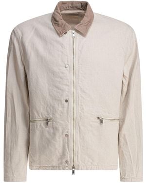 Nonnative Cotton Overshirt Jacket Jackets And Coats - Natural