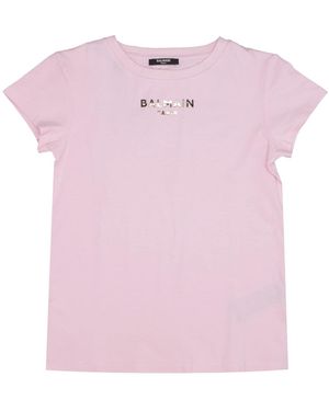 Balmain T Shirts And Polos - Pink