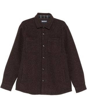 Barbour Marlow Tail Wool Blend Ovshirt - Black