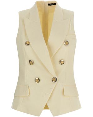 Balmain And Coin' Vest - Natural