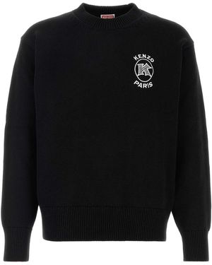KENZO Crew Neck Jumpers - Black