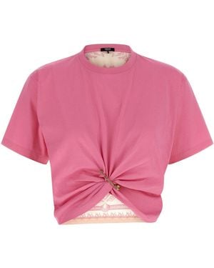 Versace 'onderwaterbarocco' T -shirt - Roze