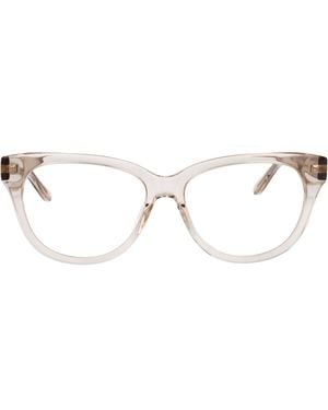 Balenciaga Transparent Recycled Acetate Glasses - White