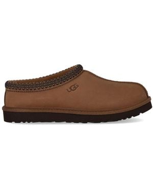 UGG Tasman Ii Nubuck Dark Chestnut Slipper - Brown