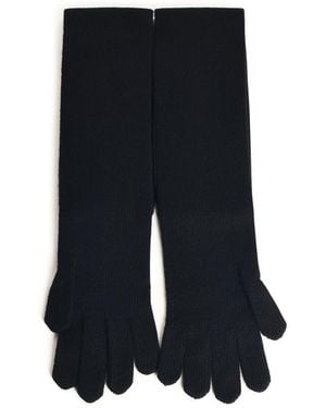 Max Mara 'Timor' schwarze Kaschmirhandschuhe