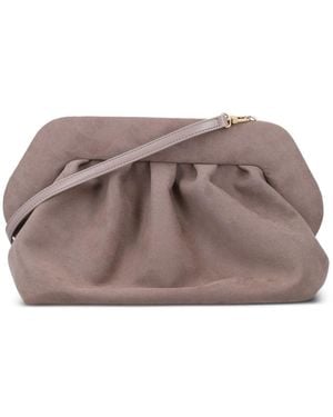 THEMOIRÈ Themoire 'Bios Wildleder Clutch - Braun
