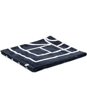 TOTEME Monogram Beach Towel - Blue